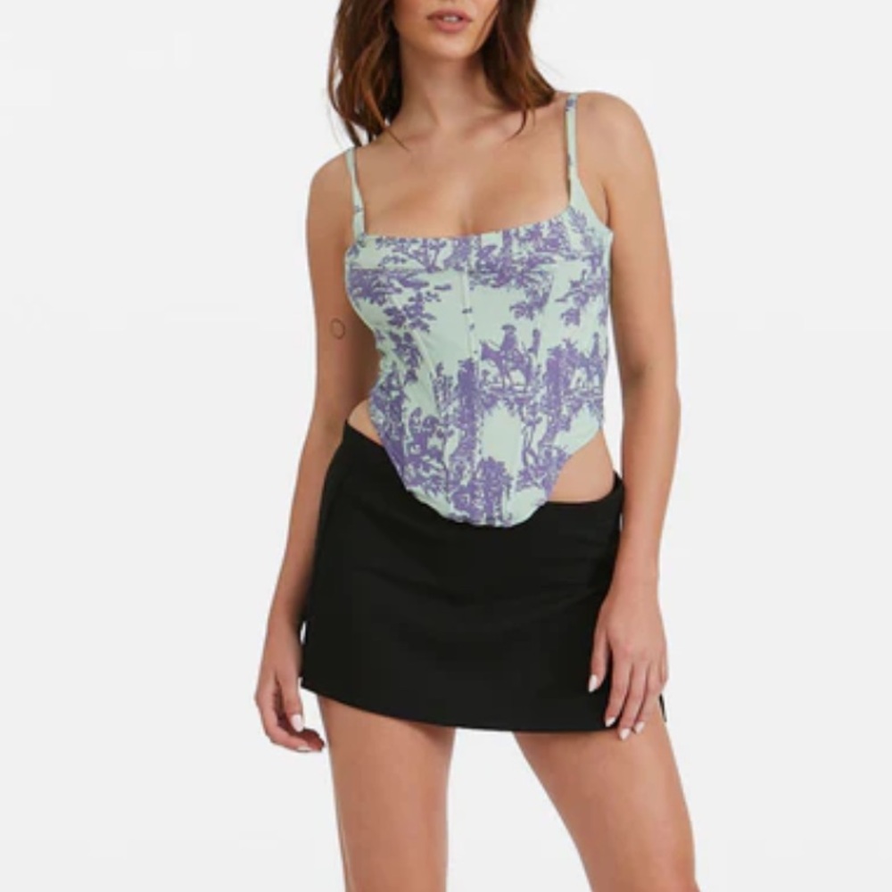 Miaou Venus Corset Mint Toile